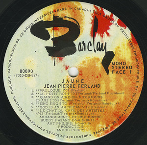 Jean pierre ferland   jaune label 01