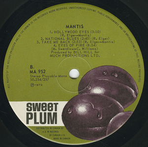 Mantis   st vinyl 02