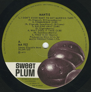 Mantis   st vinyl 01