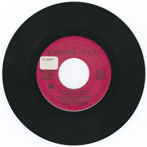 Lorraine scott   never be lonely vinyl 01