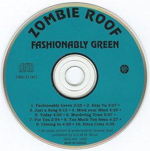 Cd zombie roof   fashionably green cd