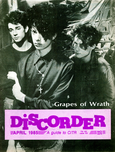 Discorder magazine 1985