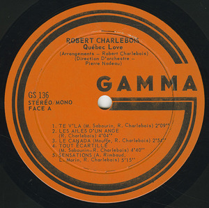 Robert charlebois   quebec love label 01