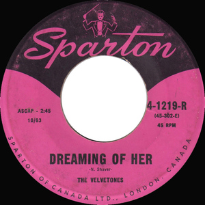 The velvetones sparton dreaming of her sparton