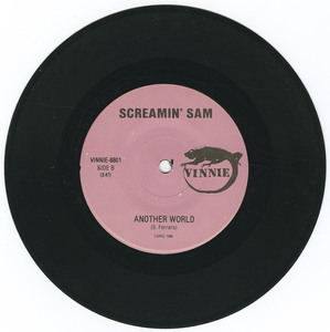45 screamin' sam   not safe to love vinyl 02