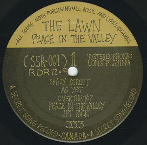 Lawn   peace in the valley silk screened label 01