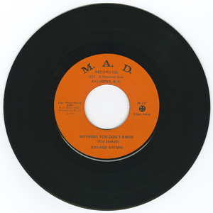 Savage brown   nobody there bw nothing you don%e2%80%99t know vinyl 02