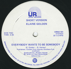 Elaine golden   everybody wants to be somebody label 02
