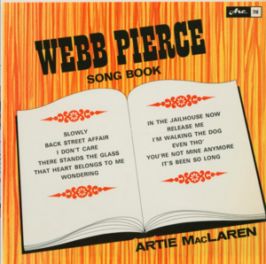 Artie maclaren   webb pierce song book front