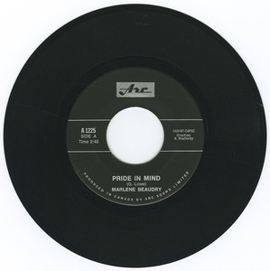 45 marlene beaudry   pride in mind vinyl 01