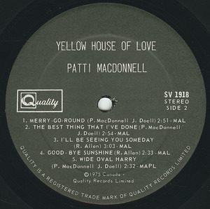 Patti macdonnell   yellow house of love label 02