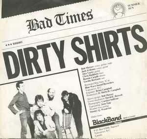 45 dirty shirts   summer sun bw bad times back