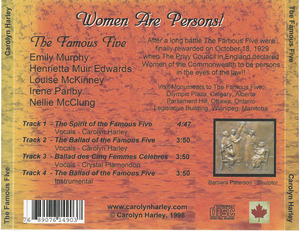 Cd  carolyn harley   the famous five their story told in song inlay