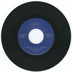 45 church of god singers   because he lives bw brightly beams vinyl 02