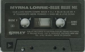 Cassette myrna lorrie   blue blue me cassette 01