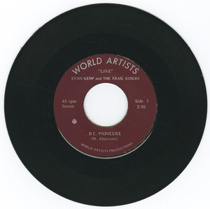 45 evan kemp and the trail riders   bc pioneers vinyl 01