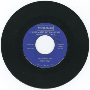 45 prince albert roving guitars  edna fidyk   wandering boy vinyl 01