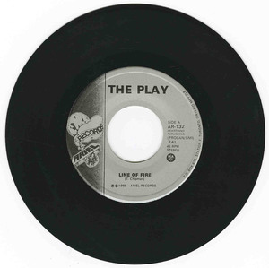 45 play   line of fire bw whispers in the air vinyl 01
