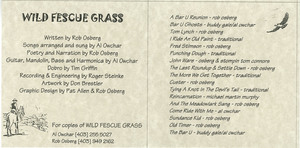 Cd rob osberg   al owchar   wild fescue grass inside