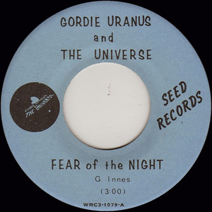 Gordie uranus   fear of the night bw it's only urgent %282%29