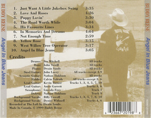 Cd bussy reese   angel in blue jeans inlay