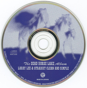 Cd larry lee   straight clean   simple   the dead horse lake album cd