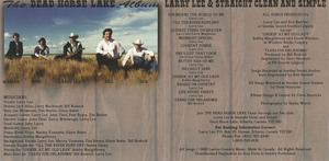 Cd larry lee   straight clean   simple   the dead horse lake album inside