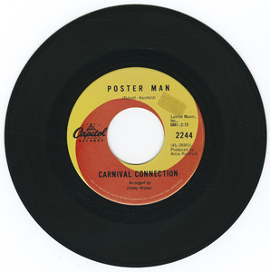 45 carnival connection   poster man bw alfred appleby vinyl 01
