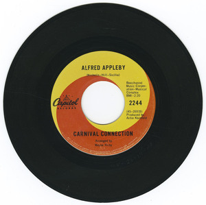 45 carnival connection   poster man bw alfred appleby vinyl 02