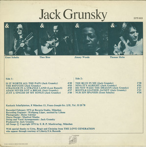 Jack grunsky   st 1971 back