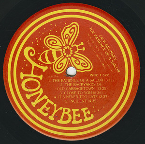 Jack grunsky   the patience of a sailor label 01