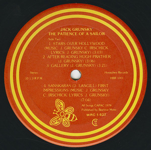 Jack grunsky   the patience of a sailor label 02