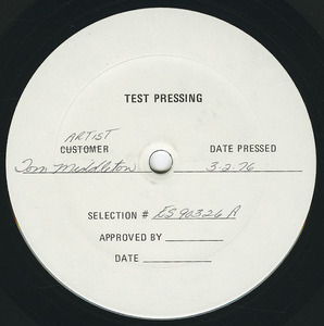 Tom middleton   one night lovers test press label 01
