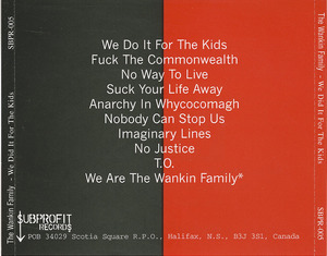 Cd wankin family   we did it for the kids inlay backif