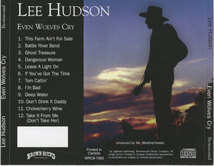 Cd lee hudson   even wolves cry inlay