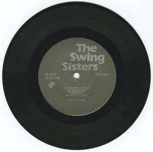 45 swing sisters   davenport blues vinyl 01