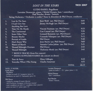 Cd basso  guido   lost in the stars back