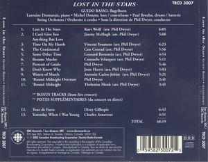 Cd basso  guido   lost in the stars inlay