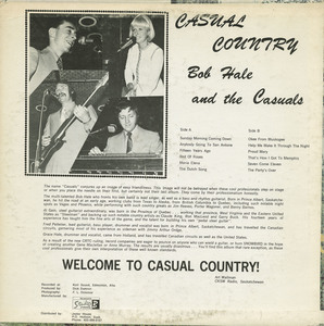 Bob hale and the casuals   casual country back