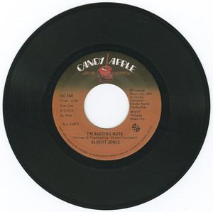 45 albert jones   i'm busting nuts vinyl 01