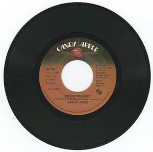 45 albert jones   i'm busting nuts vinyl 02