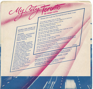 45 tony kosinec   jack lenz   my city toronto the sesqui song back