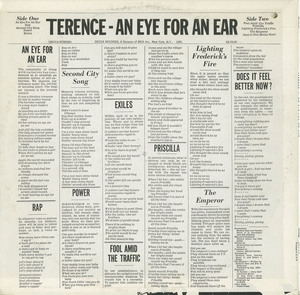 Terence   an eye for an ear back