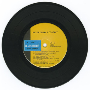 45 peter  sunny   company   another goodby vinyl 02