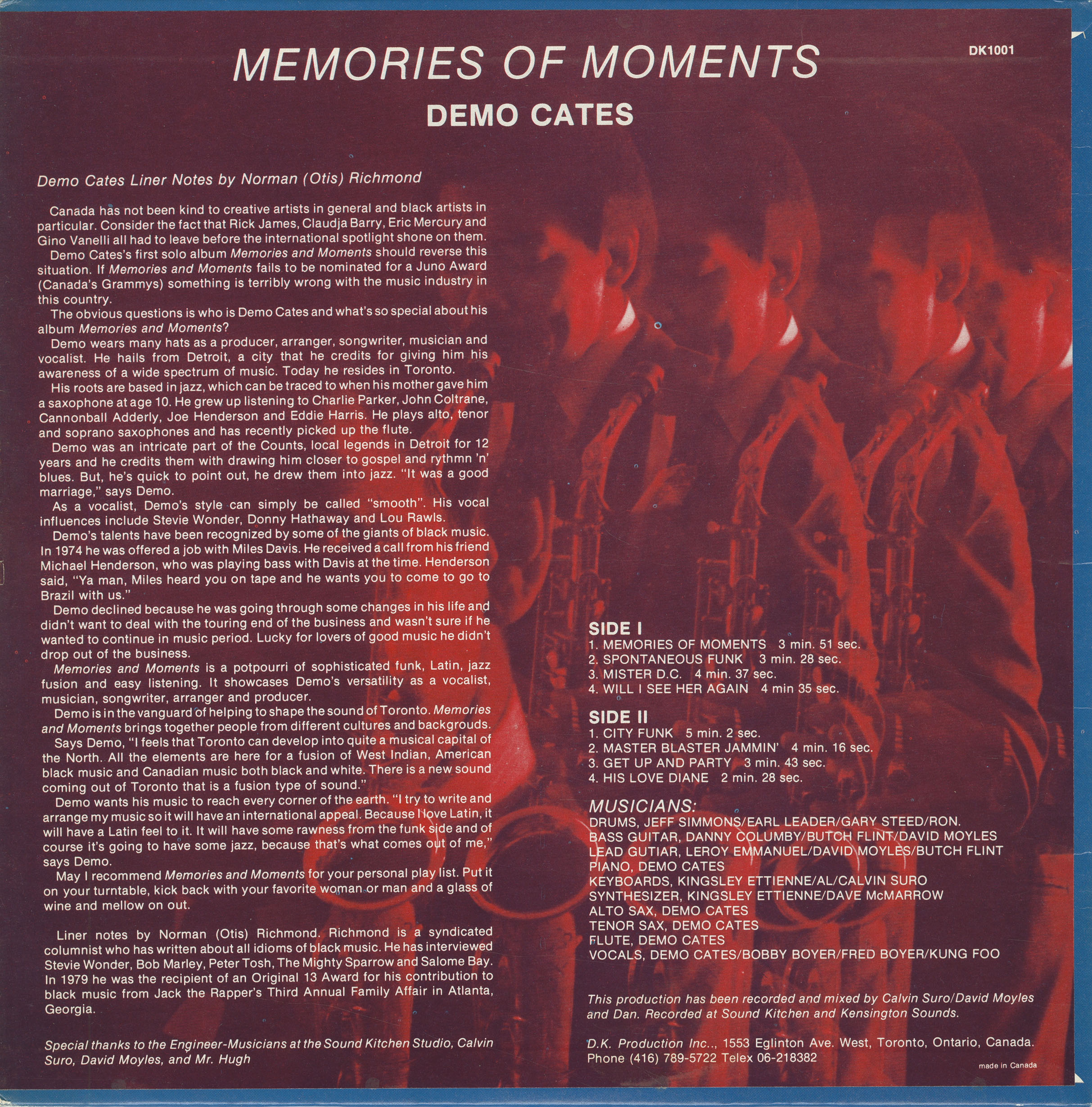 流行 Cates, Moments Of Memories - Demo ジャズ一般