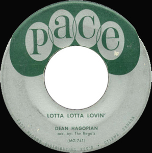 Hagopian  dean   lotta lotta lovin' bw anywhere you go