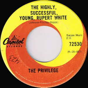 Privilege   the highly  successful  young  rupert white bw rovin' heart