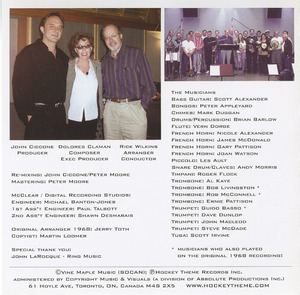 Cd dolores claman   hockey night in canada back