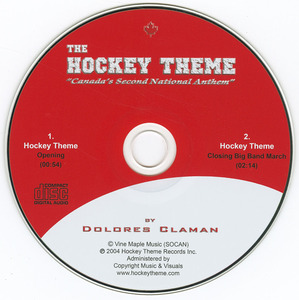 Cd dolores claman   hockey night in canada cd