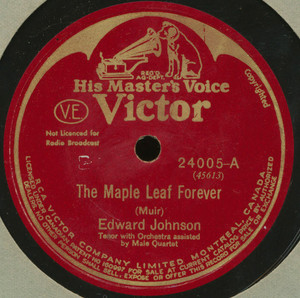 Edward johnson %286%29 %e2%80%93 the maple leaf forever  o canada
